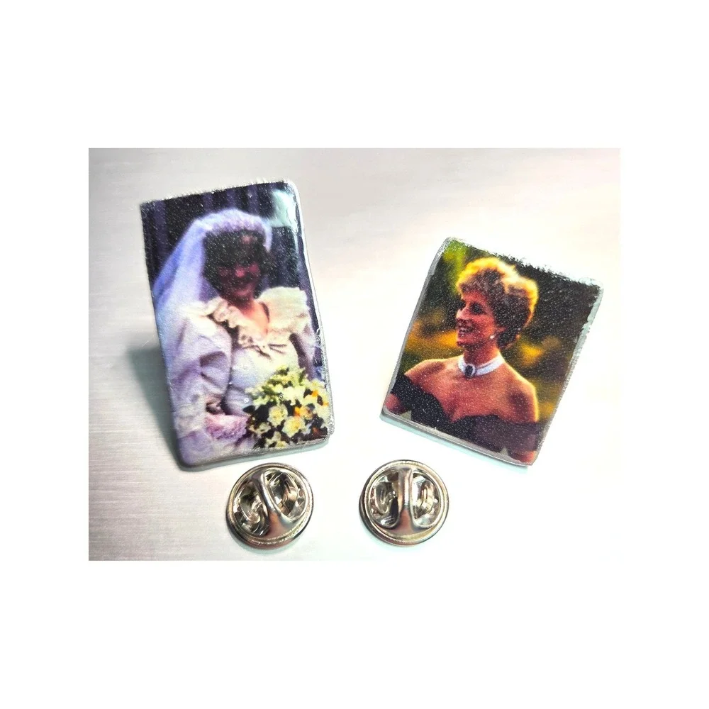 Handmade Pin Set Lady Diana Royalcore Nostalgia 90s Queen of our Hearts